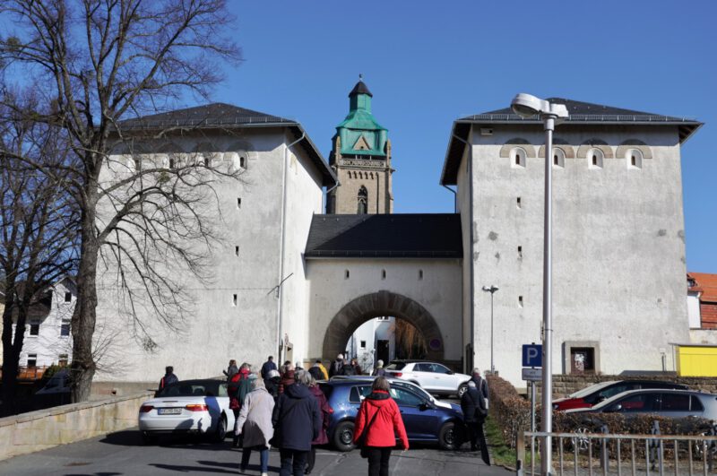 Exkursion nach Bad Wildungen: Aufstieg zur ev. Stadtkirche