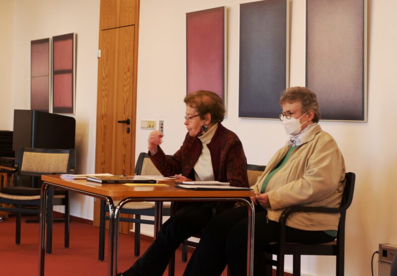 Die Seminarleiterinnen: Anna Ulrich und Dorothee Mann