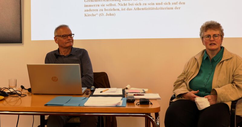 Dr. Föller bei der Diskussion