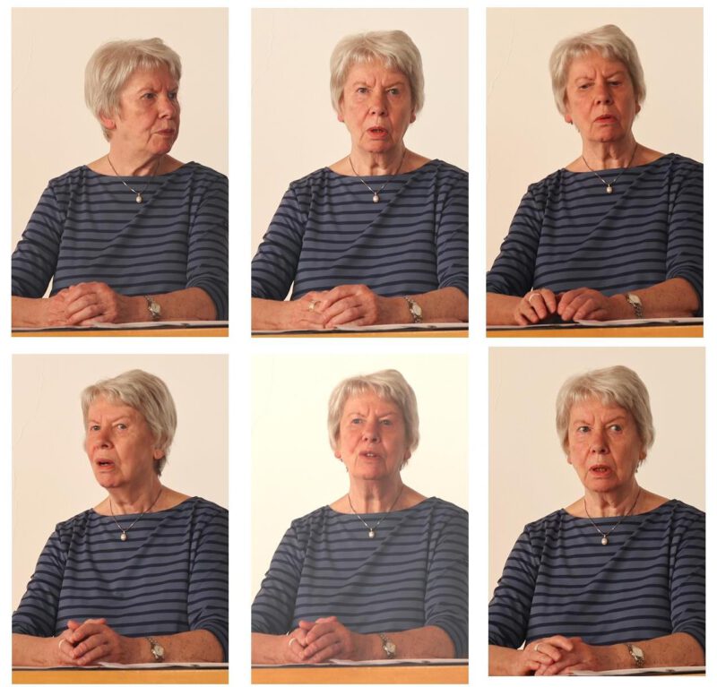 Ute Ahlert - reiche Mimik