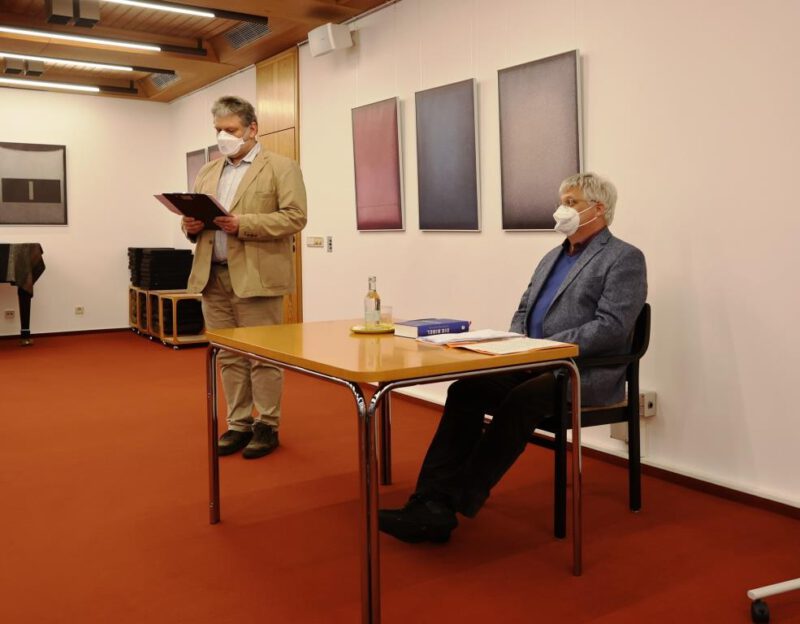 Begrüßung des Referenten PD Dr. Meik Gerhards
