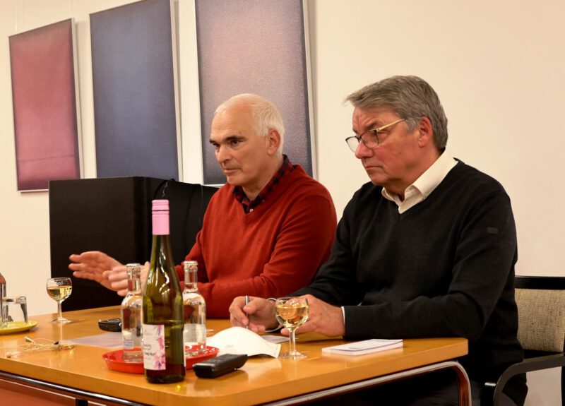 Fragen aus dem Publikum werden beantwortet von Dr. Liedtke und Dr. Polenz