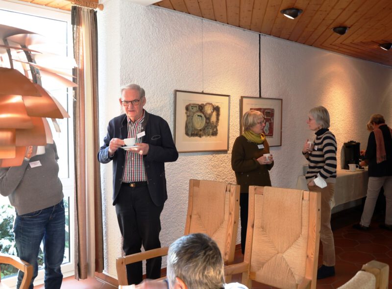 Intensive Gespräche auch in der Kaffepause