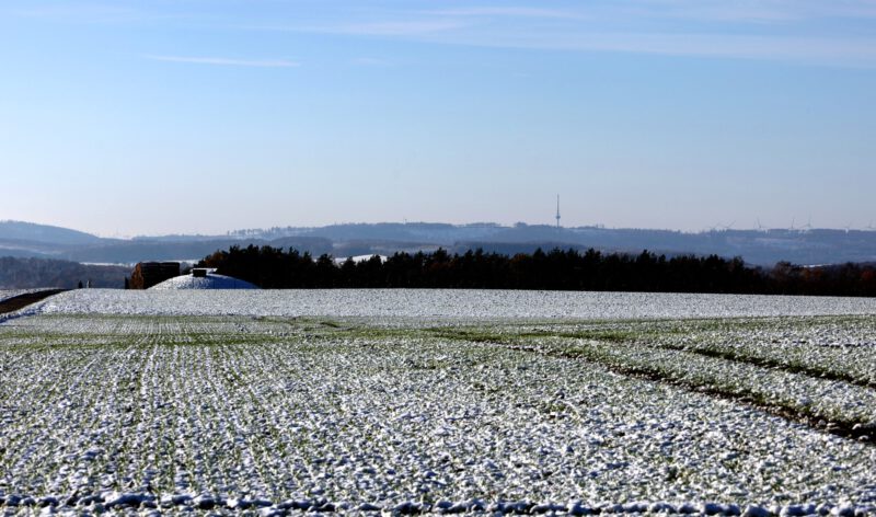 Die Weite der Winterlandschaft in der Mittagspause lässt den Kopf frei werden