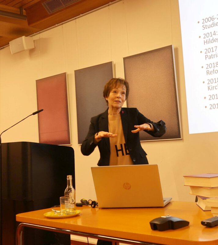 Eine lebhafte Referentin: Prof. Dr. Agnes Wuckelt