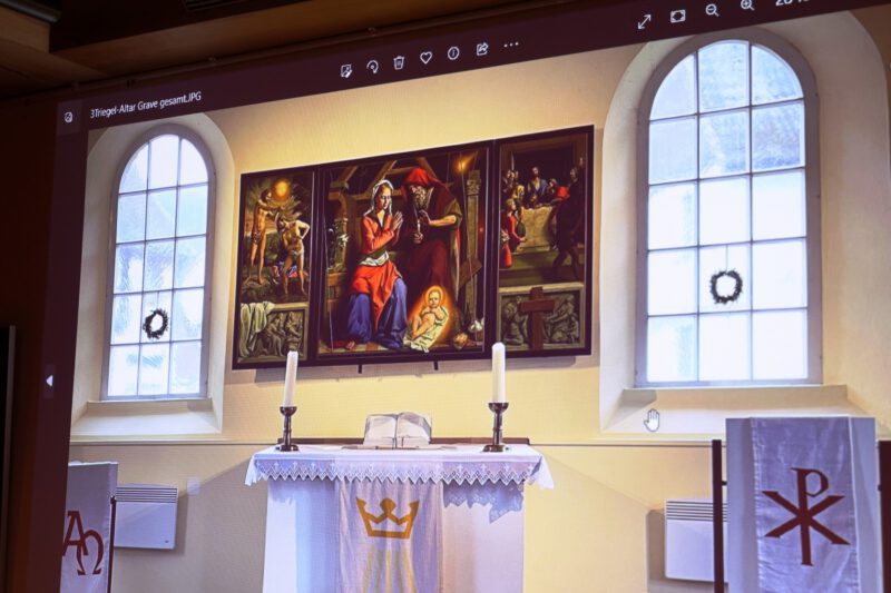 Der allen Teilnehmern unbekannte Triegel-Altar in Grave