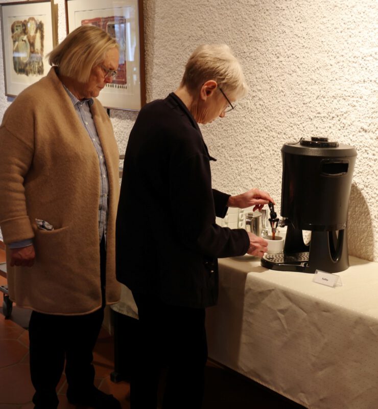 Bei soviel Input ist eine Tasse Kaffee Willkommen