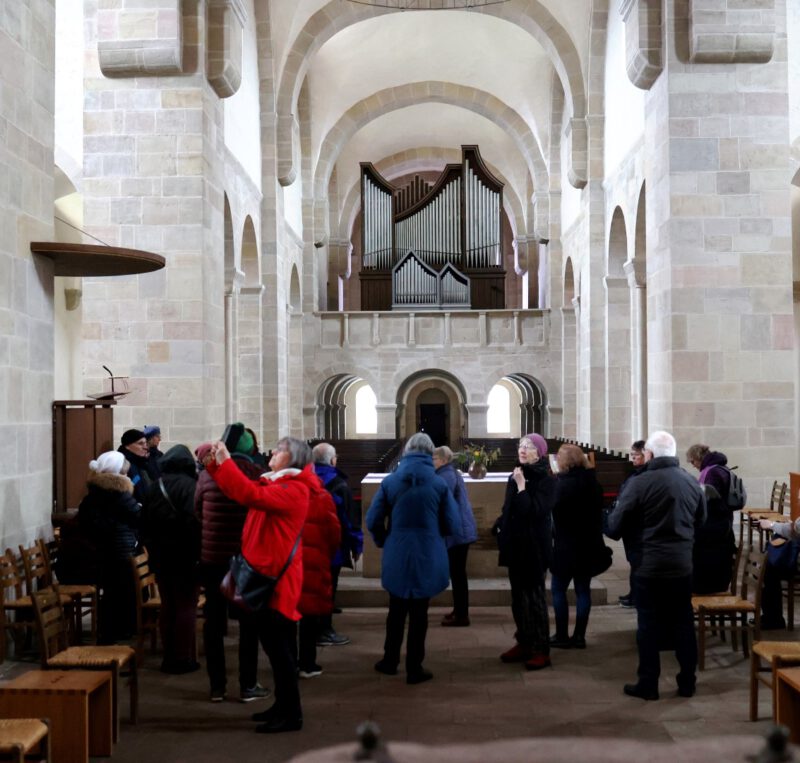 Blick auf die Orgel