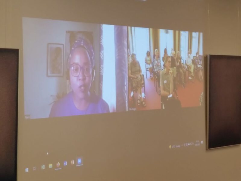 Dr. Rahab Njeri - live aus Köln zugeschaltet