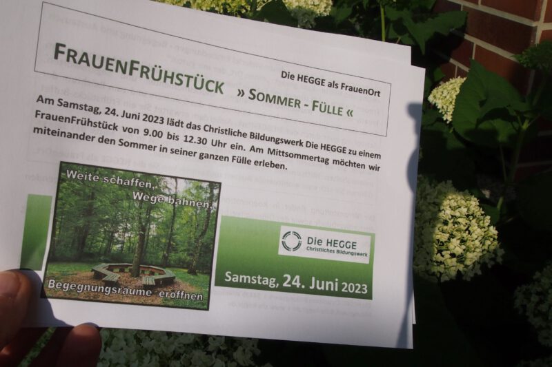 Die HEGGE lädt ein