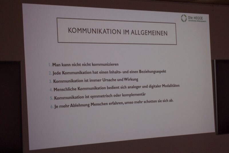 Kommunikation. Miteinander reden 