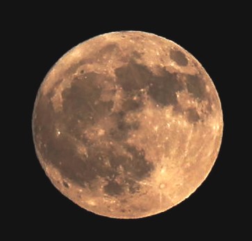 Einige Teilnehmer ließen sich spätabends nicht den Blck  auf den Vollmond bei sternenklarem Himmel entgehen