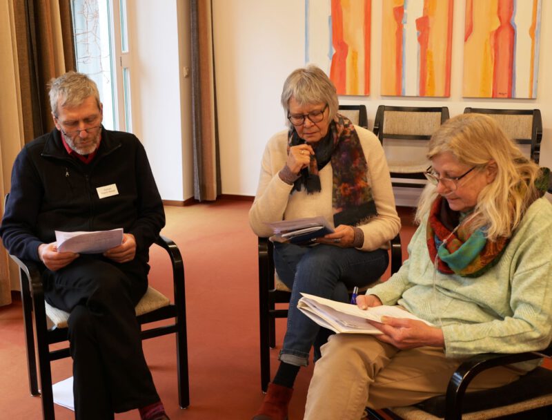 Textarbeit an einer Koransure