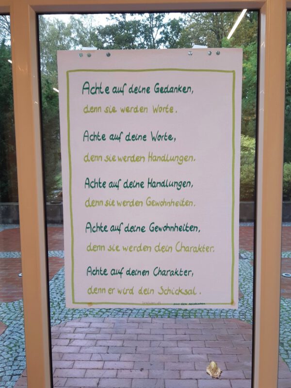 Achte auf deine Worte